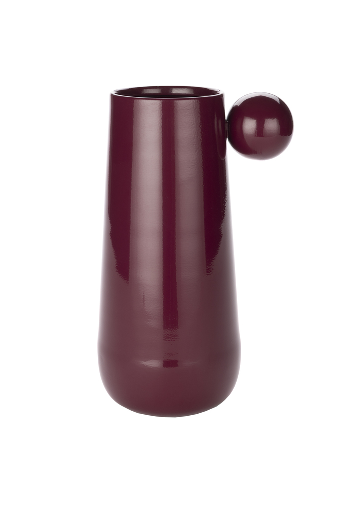 Dot Vase L Beige