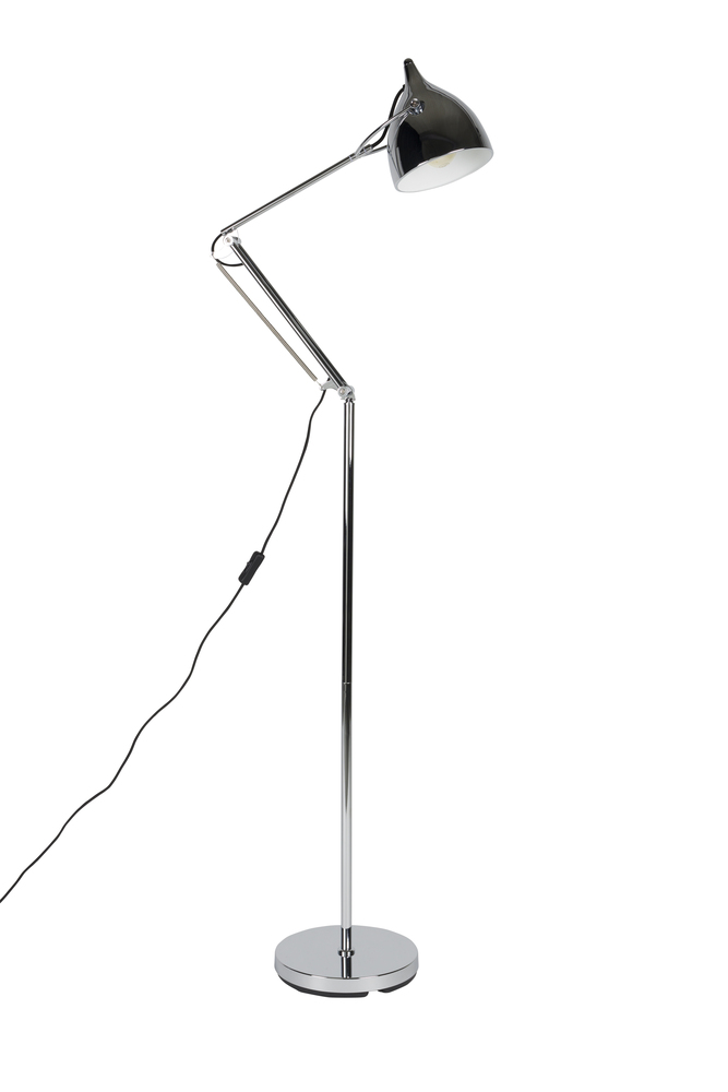 Reader Floor Lamp Chrome