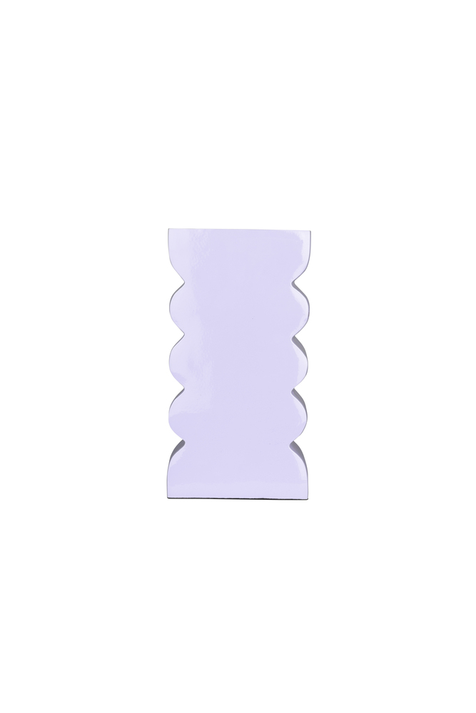 Curves Vase S Shiny Lilac