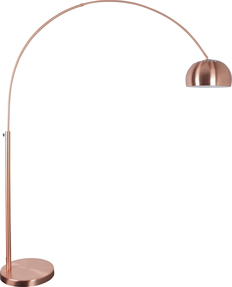 Metal Bow Floor Lamp Black