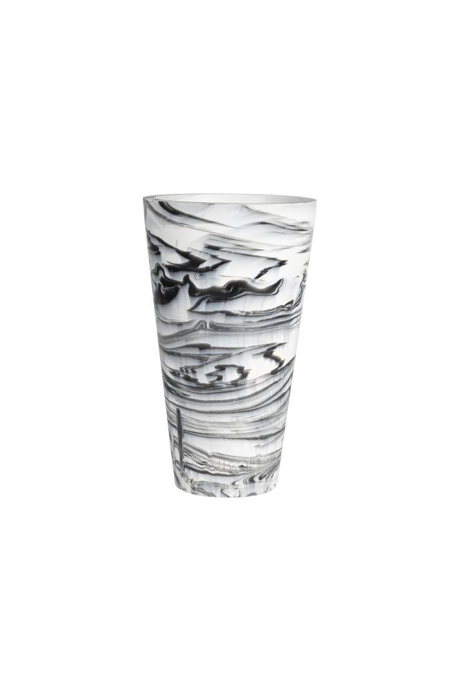 Conic Vase S Black/White