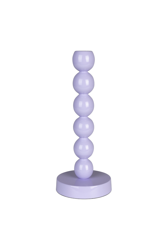 Bubbles Candle Holder One Shiny Lilac