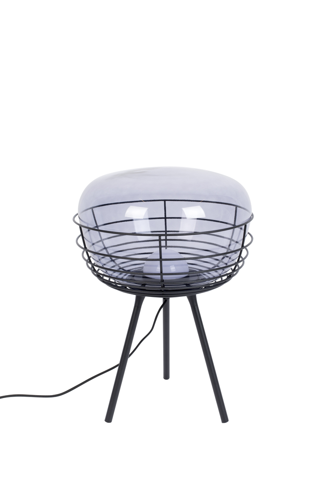 Smokey Table Lamp Black