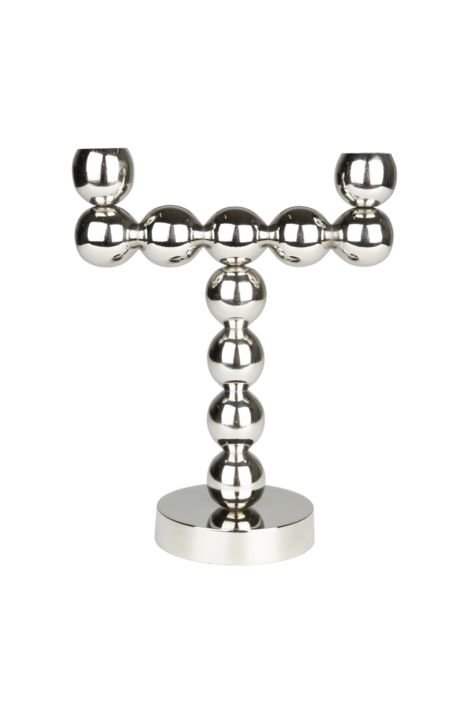 Bubbles Candle Holder Two Shiny Lilac
