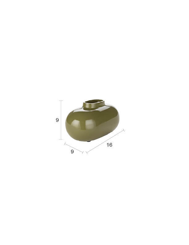 Droplet Vase S Green
