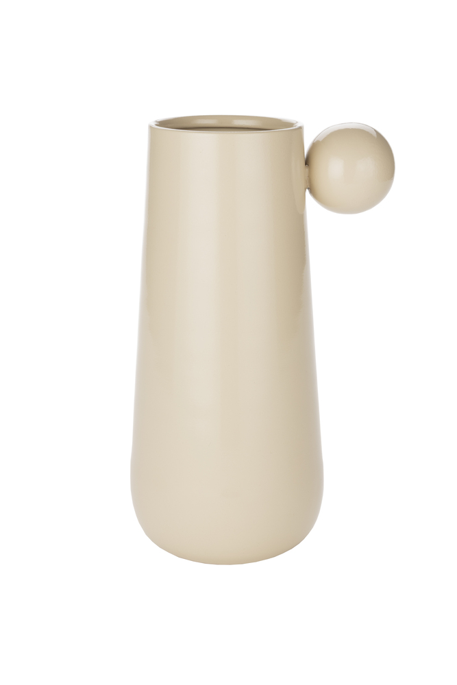 Dot Vase L Bordeaux Red