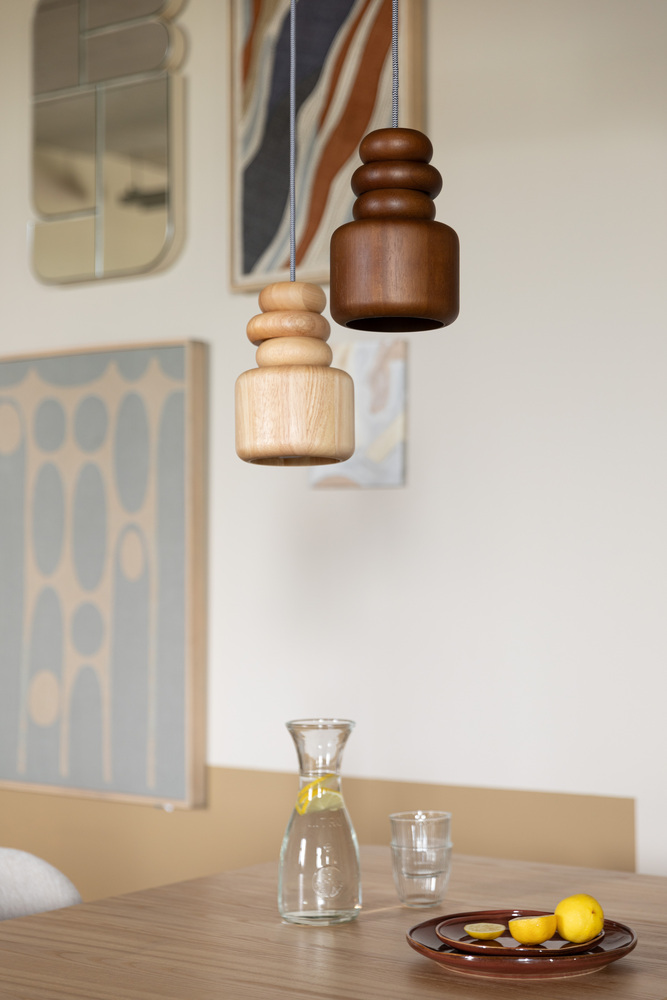 Dicky Pendant Lamp Walnut