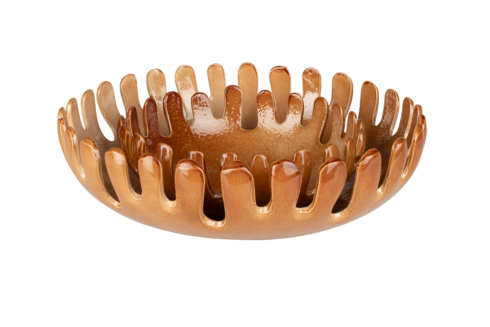 Onda Tray Set of 2 Cognac