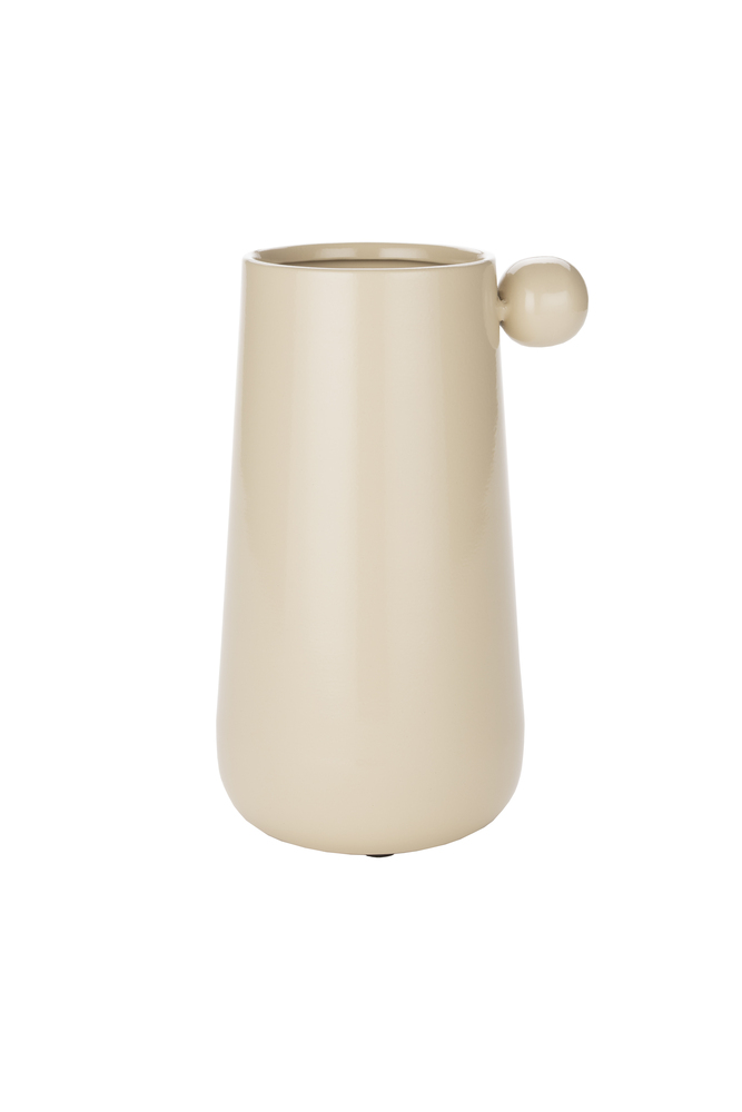 Dot Vase M Red Bordeaux