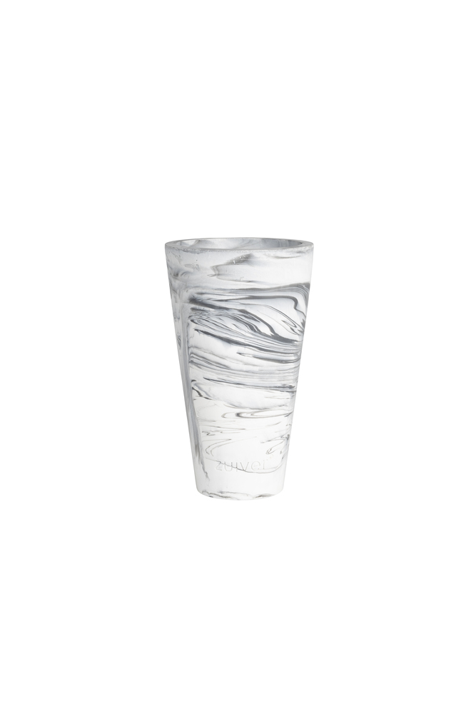 Conic Vase M Black/White