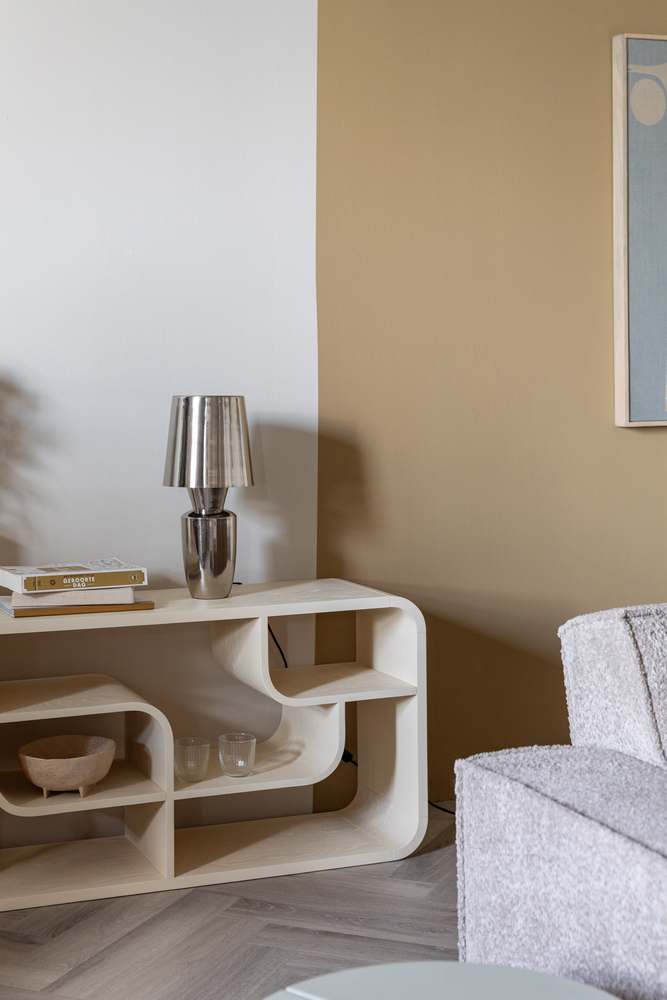 Classy Table Lamp Shiny Silver