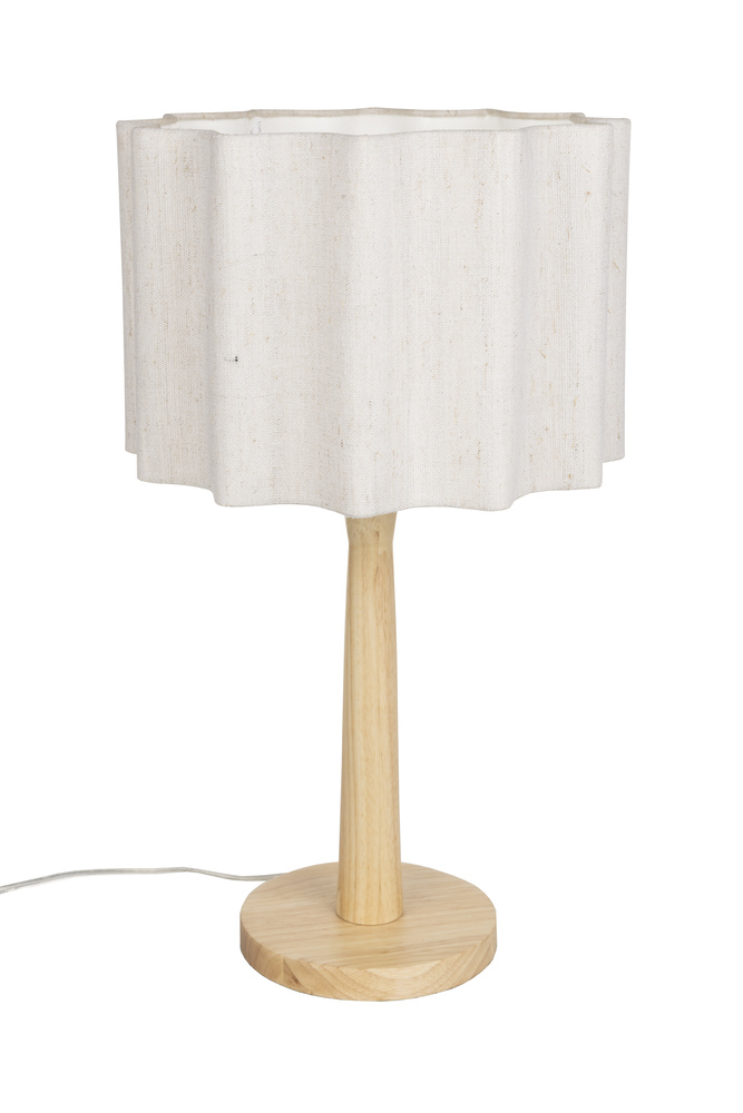 Scallop Table Lamp Natural