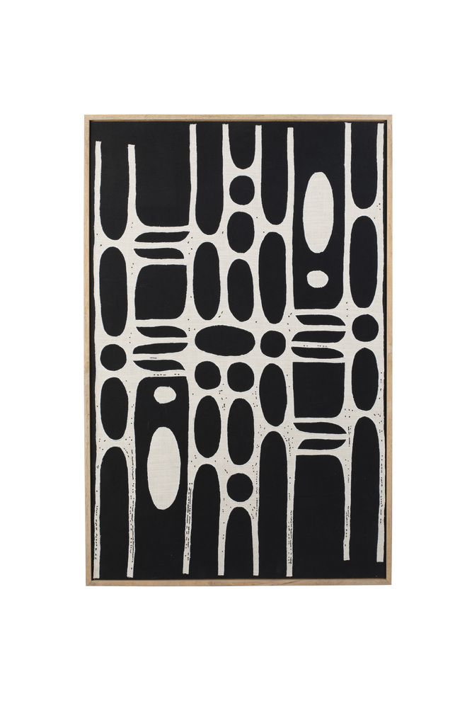 Halo Wall Art Black/Beige